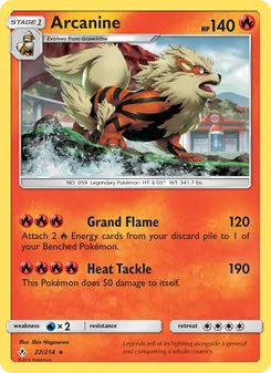 Kaart Arcanine