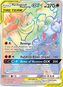 Kaart Marshadow & Machamp GX