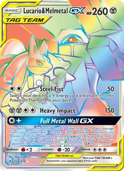 Kaart Lucario & Melmetal GX