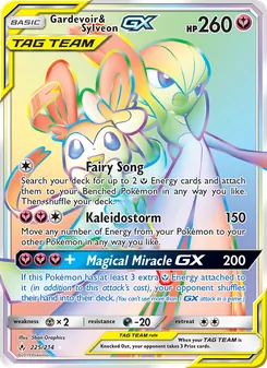 Kaart Gardevoir & Sylveon GX