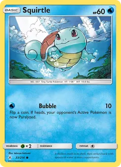 Kaart Squirtle
