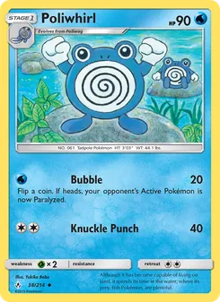 Kaart Poliwhirl