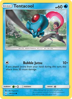 Kaart Tentacool