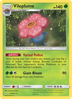 Kaart Vileplume