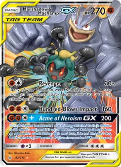 Kaart Marshadow & Machamp GX