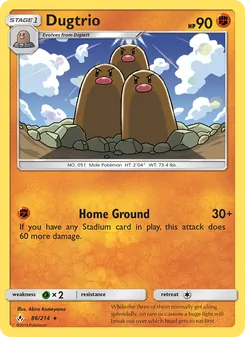 Kaart Dugtrio