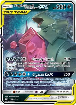 Kaart Mega Sableye & Tyranitar GX