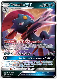 Kaart Weavile GX