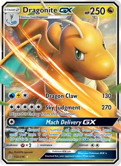 Kaart Dragonite GX