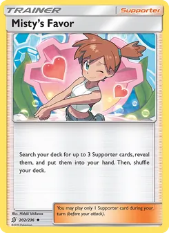 Kaart Misty’s Favor