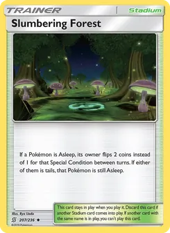 Kaart Slumbering Forest