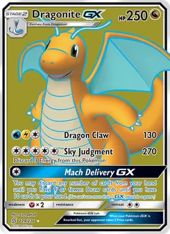 Kaart Dragonite GX