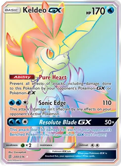 Kaart Keldeo GX