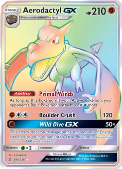 Kaart Aerodactyl GX