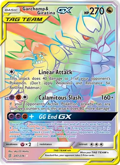 Kaart Garchomp & Giratina GX