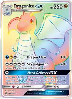 Kaart Dragonite GX
