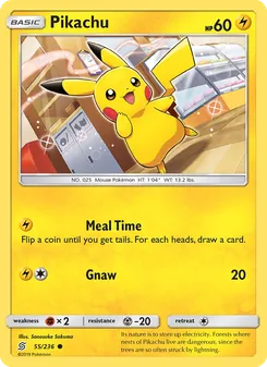 Kaart Pikachu