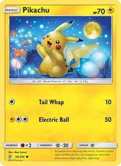 Kaart Pikachu
