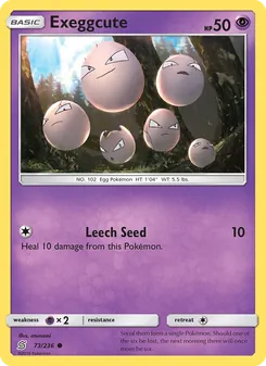 Kaart Exeggcute