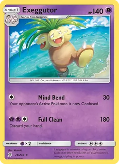 Kaart Exeggutor