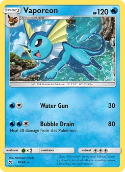 Kaart Vaporeon