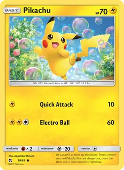 Kaart Pikachu