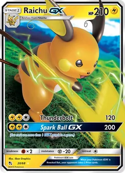 Kaart Raichu GX