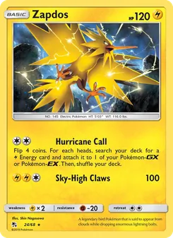 Kaart Zapdos