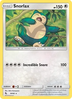 Kaart Snorlax