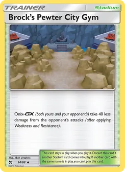 Kaart Brock’s Pewter City Gym
