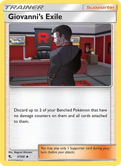 Kaart Giovanni’s Exile