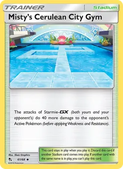 Kaart Misty’s Cerulean City Gym