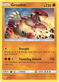 Kaart Groudon