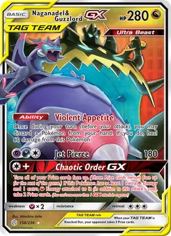 Kaart Naganadel & Guzzlord GX