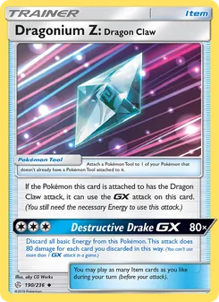 Kaart Dragonium Z: Dragon Claw