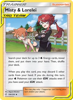 Kaart Misty & Lorelei