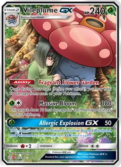 Kaart Vileplume GX