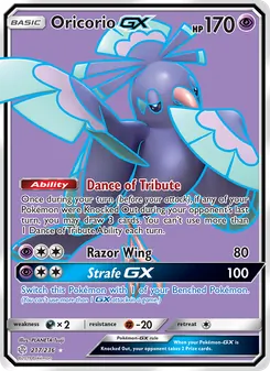 Kaart Oricorio GX