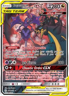 Kaart Naganadel & Guzzlord GX