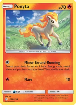 Kaart Ponyta