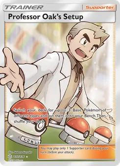 Kaart Professor Oak’s Setup