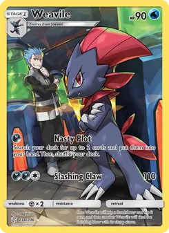 Kaart Weavile