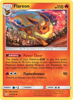 Kaart Flareon