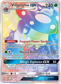 Kaart Vileplume GX