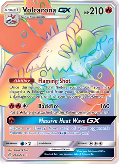 Kaart Volcarona GX