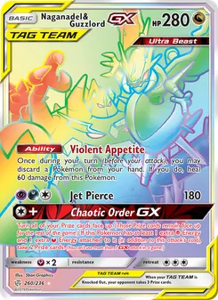 Kaart Naganadel & Guzzlord GX