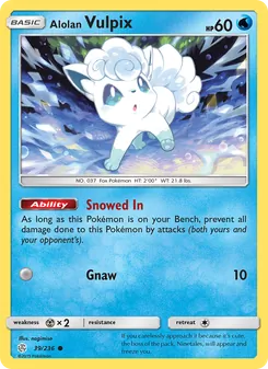 Kaart Alolan Vulpix
