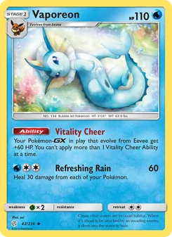 Kaart Vaporeon