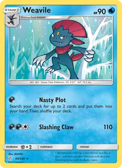 Kaart Weavile