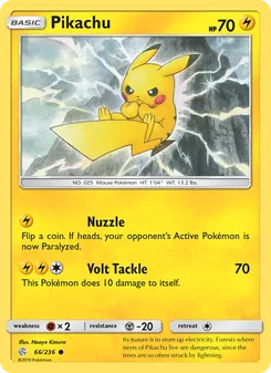 Kaart Pikachu